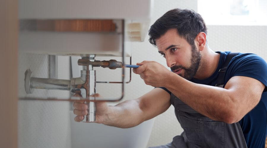 Hot water issue at sink in New Market, IN
